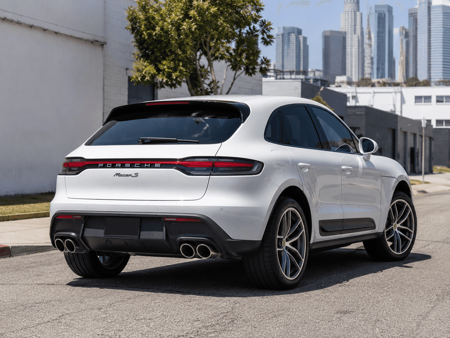 2023 Porsche Macan S — sport SUV rear_3q
