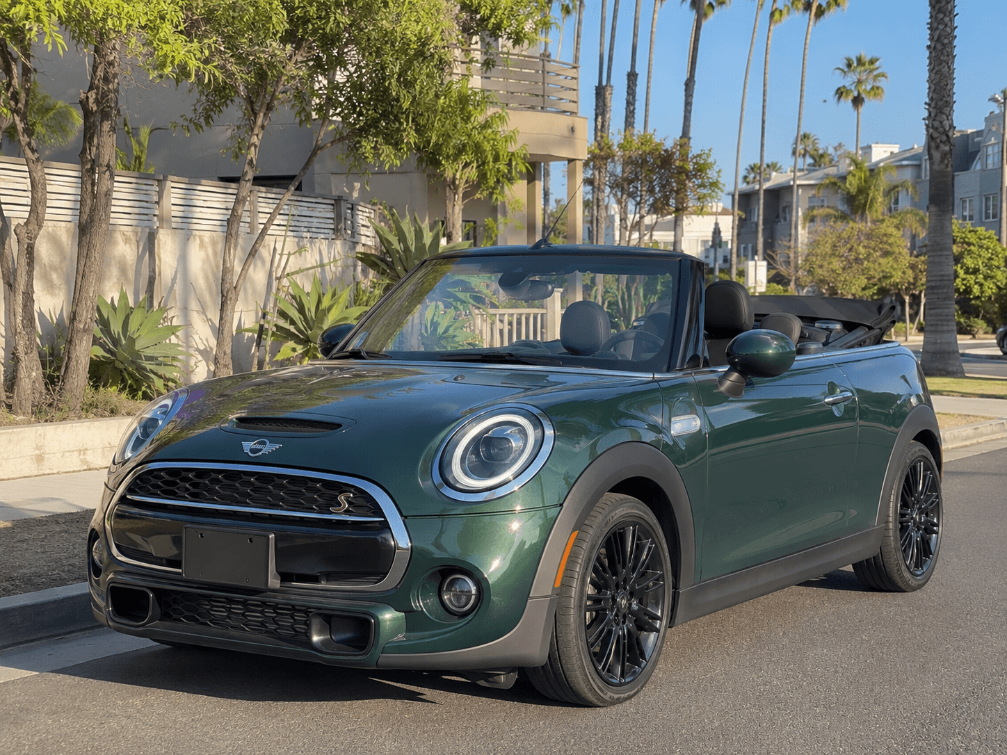 2021 Mini Cooper S Convertible — top-down cruising