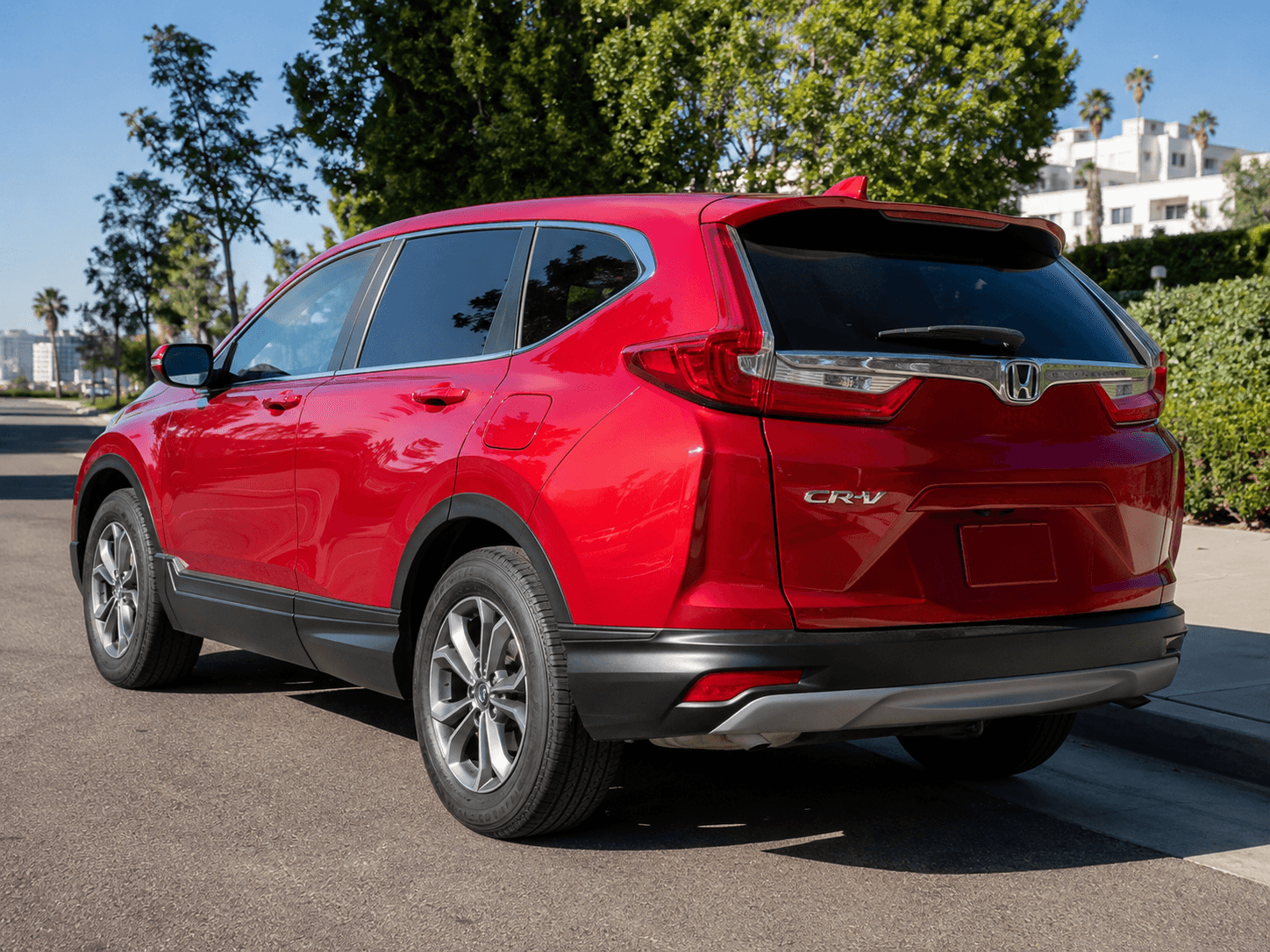 2022 Honda CR-V EX — LAX pickup/drop-off rear_3q